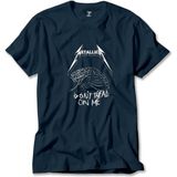 Metallica Don't Tread On Me Lacivert Tişört Liyada - 3XL