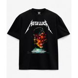 Metallica Hardwired To Self Destruct Baskılı Siyah Unisex Tişört
