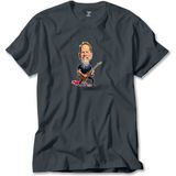 Metallica James Hetfield Cartoon Füme Tişört Liyada