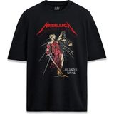 Metallica Justice Özel Tasarım Baskılı Unisex Siyah Tişört