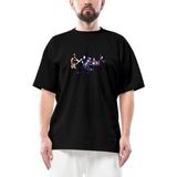 Metallica Konser Oversize Siyah Tişört - XL