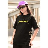 Metallica Logo Siyah Tişört - XL