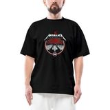 Metallica Master Of Puppets Albums Siyah Oversize Tişört - XL - Beyaz
