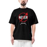 Metallica Never Oversize Siyah Tişört - XL