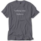 Metallica Nothing Else Matters Gri Tişört