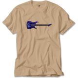 Metallica Ride The Lightning Guitar Krem Tişört Liyada