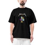 Metallica Skull Oversize Siyah Tişört - XL