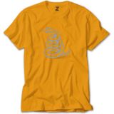 Metallica Snake Logo Sarı Tişört Liyada - 5XL