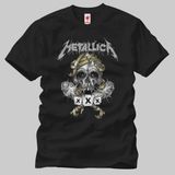 Metallica: Triple X Erkek Tişört - XXL - Siyah
