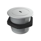 Metalline Circular-Line Gümüş Modüler USB-C Hızlı Şarj Kutusu