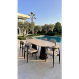 Metallion Ayde Serisi 6 Kişilik Yemek Masası Takımı 90X160 cm – 1. Sınıf Mdf Gövde, Mdf Lak Panel Tabla - Siyah - 6 Sandalye