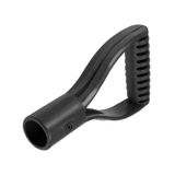 METALLIXITY Shovel D Kavrama Kolu (30 mm/1,18 inç) 1 Adet, PVC Kürek Kar Küreği Yedek Kolu - Ev Bahçeciliği için Kazma Tırmıklama Aleti, Siyah