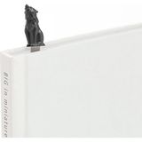 Metalmorphose Kurt Kitap Ayracı 3D Krom Tasarım 1,1 x 1 x 13,01 cm Mat Siyah Renk