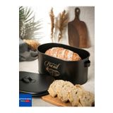 metalshop Metal Kapaklı Ekmeklik (bread Baskılı)
