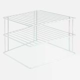 Metaltex Pvc Krom Köşe Tabaklık Mutfak Rafı (5'Li Paket)