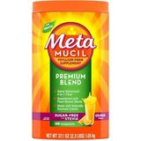 Metamucil Premium Blend, 4-In-1 Fiber Supplement For Digestive Health, Psyllium Husk Fiber Powder, Sugar-Free With Stevia, Plant-Based Fiber Supplement, Orange Flavored, 180 Teaspoons