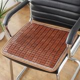 Metany 1 adet kahverengi bambu koltuk Cusion kaymaz sandalye koltuk minderi serin konfor minderi 44x44CM doğal bambu yapımı çevre dostu evrensel rahat araba koltuğu kılıfı yastık yüksek havalandırma