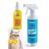 Metapet Kedi Işaretleme Önleyici Eğitim Spreyi, Uzaklaştırıcı Etki, Beyaz Sabun Leke Ve Koku Giderici