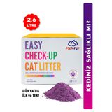 Metapet Renk Değiştiren Akıllı Kedi Kumu, Hızlı Check-up, Kokusuz Doğal Ve Topaklaşan Bentonit, 2,6 Litre