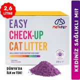 Metapet Renk Değiştiren, Erken Teşhis Akıllı Kedi Kumu, Yavru Kedilere Uygun, Doğal Tozsuz Bentonit, 2,6 Litre