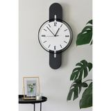 MetaQuartz Aksesuar Antrasit Sahra Elegant Plus - AHŞAP Modern Dekoratif Duvar Saati