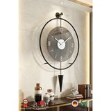 MetaQuartz Aksesuar Füme Masippi- Füme Tamperli Cam - (E X C L U S I V E) - Kırılmaz Camlı Duvar Saati FümePendulum60 50 x 90
