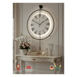 MetaQuartz Aksesuar Siyah - Royal Kadran Exclusive -(3 Pil Ile Gelir ) Led Kristal - Modern Metal Duvar Saati