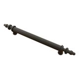 Metax Kumru Düz Boy Kulp Mat Siyah 128 Mm Dolap Vestiyer