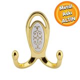 Metax Uzay Aski Vestiyer Duvar Askisi Metal Dolap Elbise Askiligi Altin Beyaz Altin Kapak