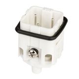 Mete Enerji 29007 3x10A 2P+E 220-240 Watt Alüminyum Gövdeli Fiş Çekirdeği