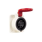 Mete Enerji 401040 3x16A 3P+E 380-415V Kauçuk Makine Prizi
