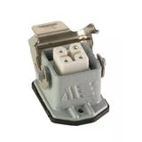 Mete Enerji 403001S 4x10A 3P+E 220-240V IP65 Alüminyum Gövdeli Metal Mandallı Makine Prizi