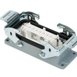 Mete Enerji 403030S 16x16A 16P+E 400V IP65 Alüminyum Gövdeli Metal Mandallı Makine Prizi