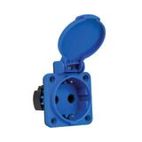 Mete Enerji 40402506 Mavi 1x16A Yaylı Sistem Arka Giriş Pano Prizi