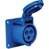 Mete Enerji 406502 3x16A Ip44 Düz Makine Prizi