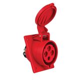 Mete Enerji 406517 4x32A 3P+E 6h/50-60Hz 380 415 Watt IP44 Cee Norm Hızlı Bağlantılı Eğik Makine Prizi