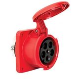 Mete Enerji 406534 5x63A Ip44 Düz Makine Prizi