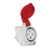 Mete Enerji T12764 4x32A 3P+E 6h/50-60Hz 380-415V IP44 Cee Norm Hızlı Bağlantılı Eğik Makine Prizi