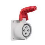 Mete Enerji T13693V 4x16A 3P+E 6h/50-60Hz 380-415V IP44 Cee Norm Vida Bağlantılı Düz Makine Prizi