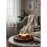 Mete Mum Vanilya Aromalı Tealight Mum 8’li Set – Uzun Süreli Yanma, Dekoratif ve Ortam Kokulu Mum