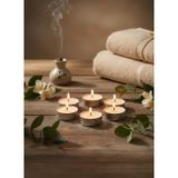 Mete Mum Yasemin Aromalı Tealight Mum 8’li Set – Uzun Süreli Yanma, Dekoratif ve Ortam Kokulu Mum