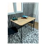 metek dekorasyon Siyah Metal Ayaklı 60x90 Eclipse Mutfak-Balkon-Çalışma Masası