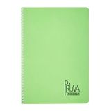 Meteksan 144 Yaprak Kareli Yeşil Pruva A4 Pet Spiralli Karton Kapaklı Defter