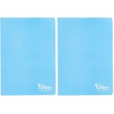 Meteksan Colors A4 60 Yaprak Kareli Defter, Mavi (2 paketi)