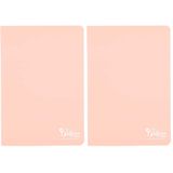 Meteksan Colors A5 60 Yaprak Çizgili Defter, Somon (2 paketi)