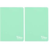 Meteksan Colors A5 60 Yaprak Kareli Defter, Yeşil (2 paketi)