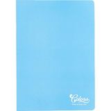Meteksan Colors A5 Karton Kapaklı Dolmakalem Uyumlu Çizgili 60 Yaprak Mavi Defter