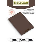 Meteksan Kahverengi 15x21 Cm A5 Ebat Not Defteri