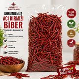 Meteksan Kurutulmuş Acı Kırmızı Biber Atom Biber Meksika Biberi 1 kg