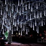 Meteor Kayan Led Işık 10lu Set Tüp 50 cm Beyaz, Gün ışığı (Gün Işığı)